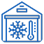 CoolBot logo featuring a snowflake and thermometer, representing energy-efficient cooling solutions for wine cellars.